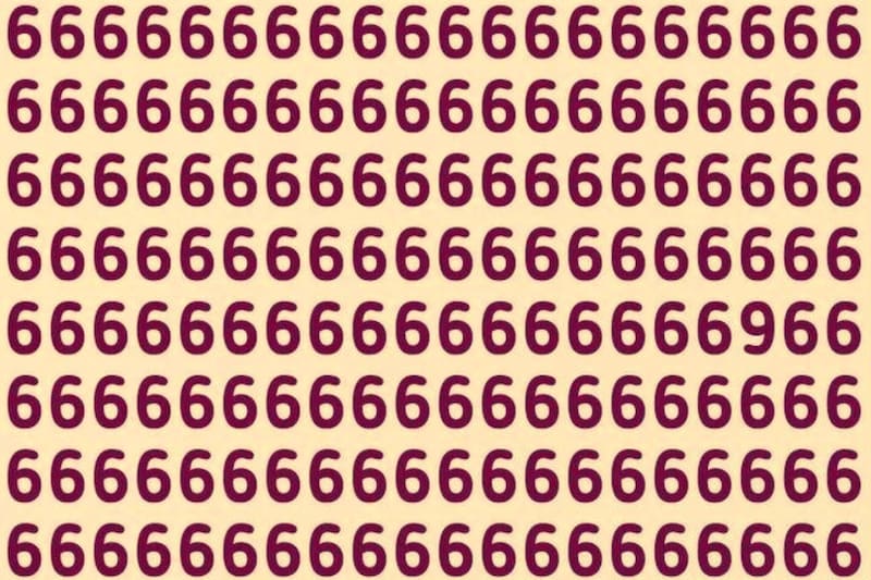 ¿Puedes encontrar el número 9 en el menor tiempo posible?