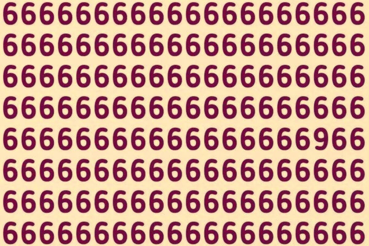 ¿Puedes encontrar el número 9 en el menor tiempo posible?