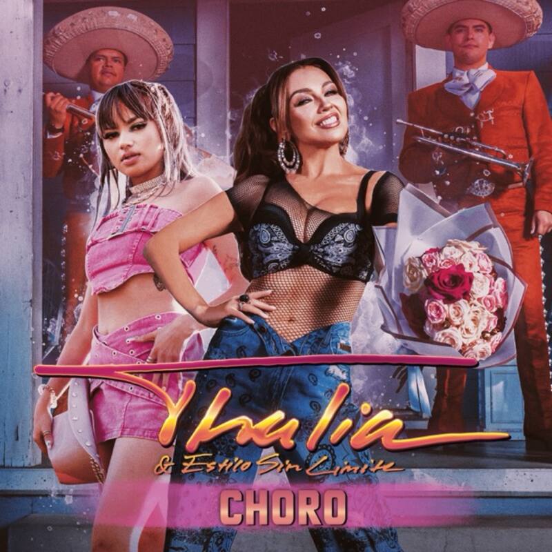 Thalía promocionando su tema "Choro"