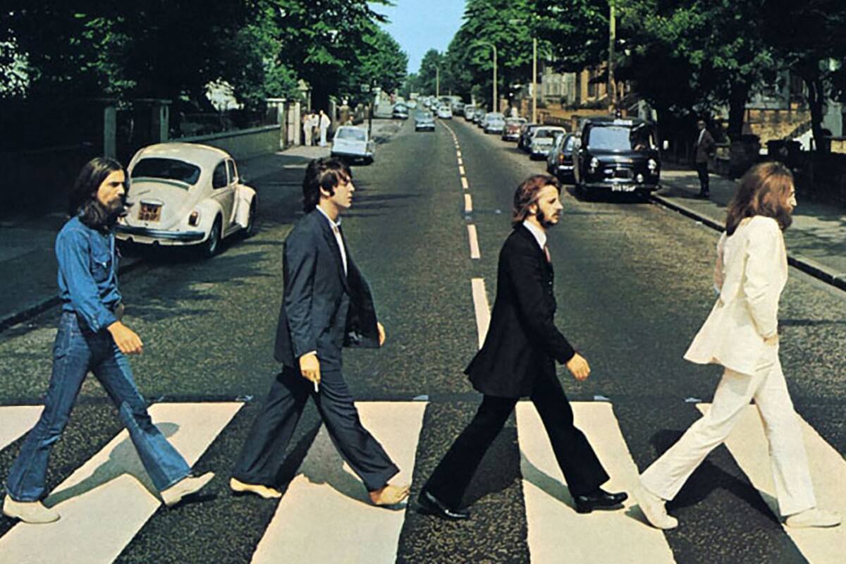 La imagen fue elegida por la histórica banda británica como la portada de su último álbum de estudio Abbey Road.