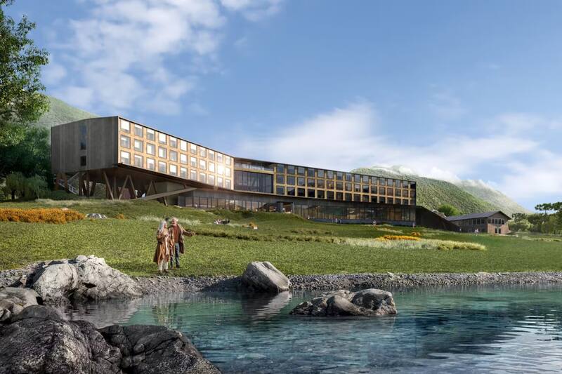 El proyecto turístico se convertirá en el hotel más austral del mundo.