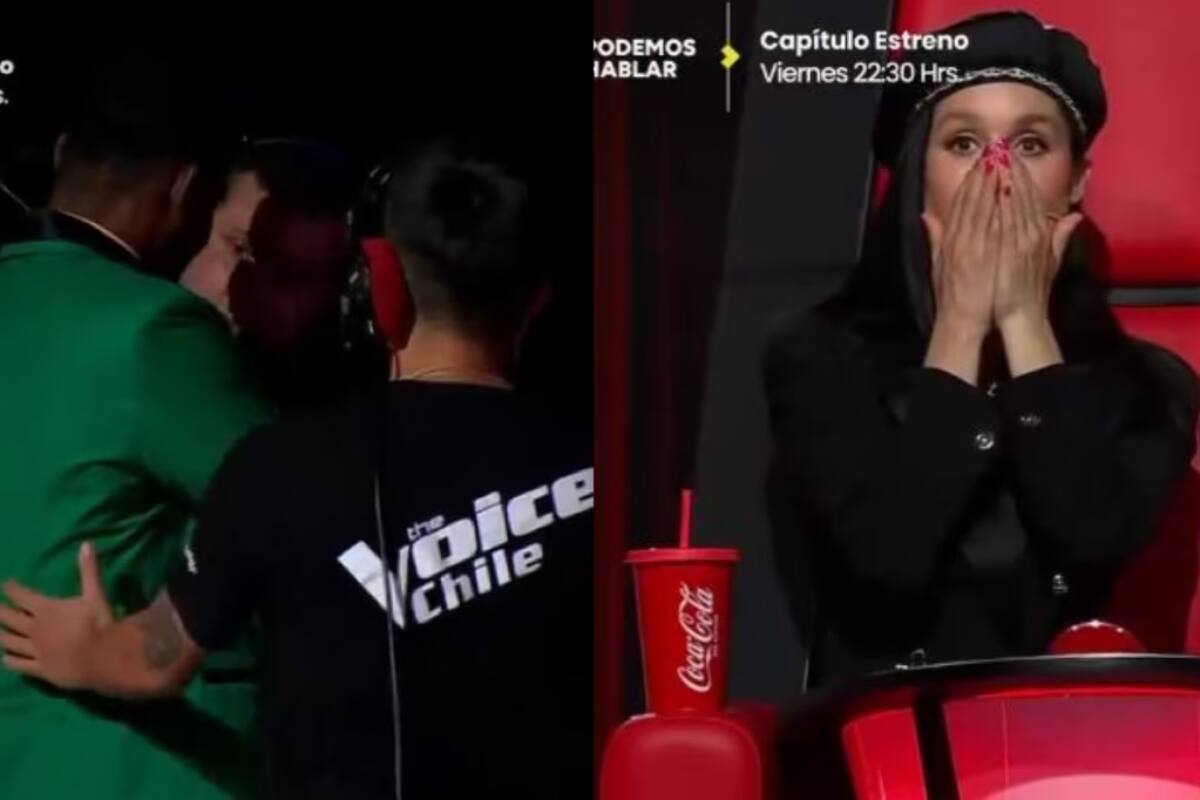 Momento de la caida del participante y reaccion del jurado