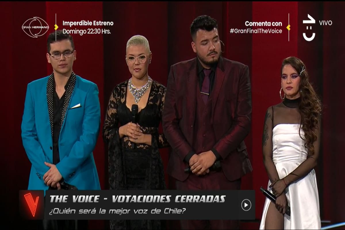 Entre estos 4 cantantes se definió al ganador de “The Voice Chile”