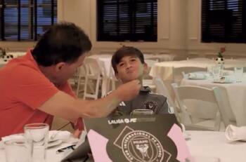 VIDEO | El hijo de Lionel Messi confesó con qué futbolista le gustaría jugar