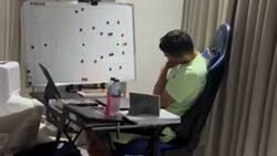 VIDEO | Tomó la pizarra: Thiago Silva ya prepara su futuro como DT