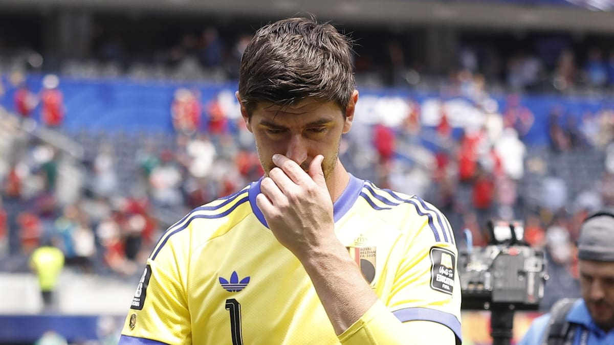 “Vio que no estaba al 100%”: Thibaut Courtois rompió el silencio tras el cambio que marcó la derrota de Bélgica