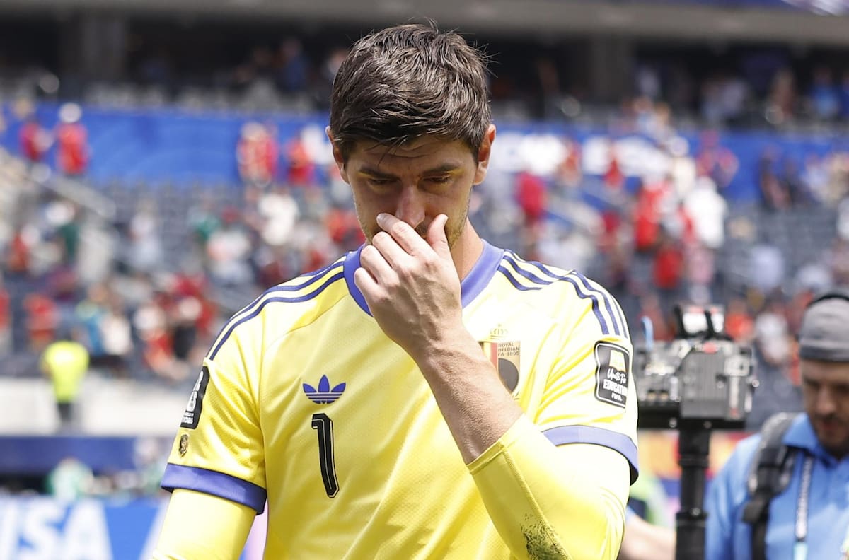 “Vio que no estaba al 100%”: Thibaut Courtois rompió el silencio tras el cambio que marcó la derrota de Bélgica