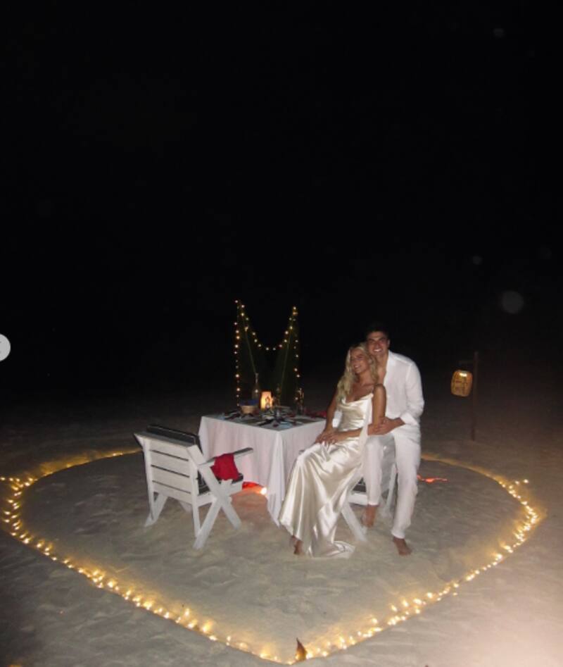 Thomas Galdames organizó una cita romántica.