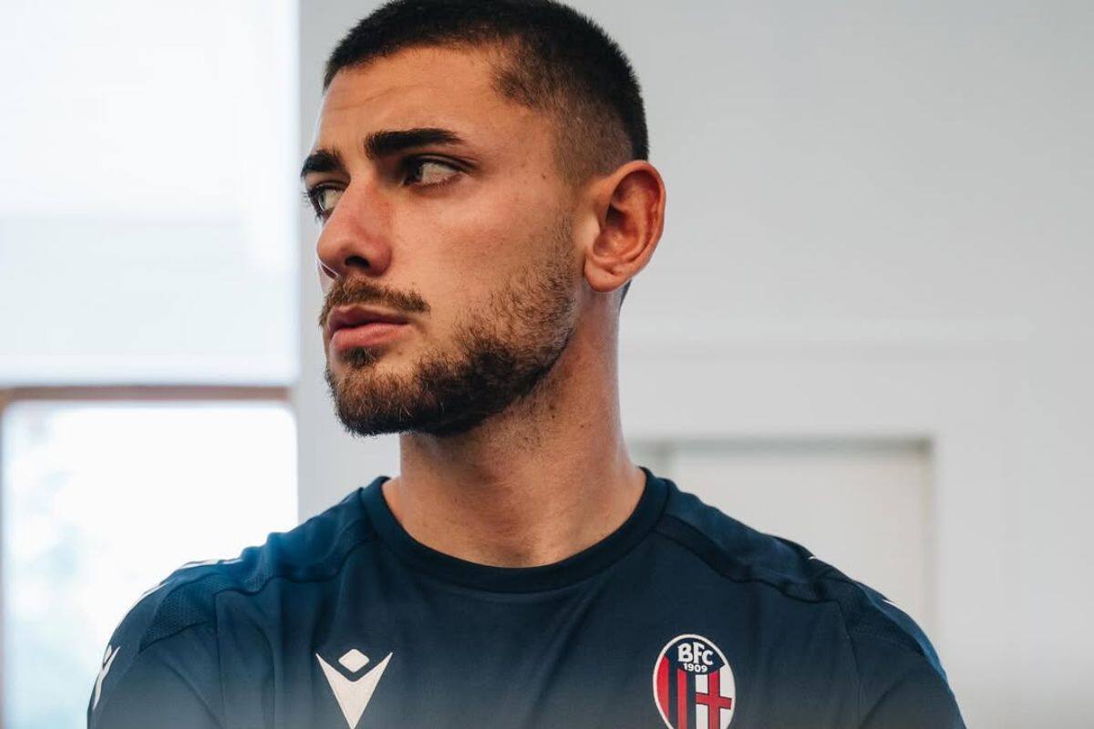 ya viste los colores del Bologna. Créditos: Instagram @tgillierc.