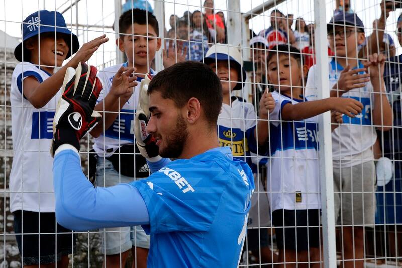 Thomas Gillier, arquero de Universidad Católica. Agencia Aton