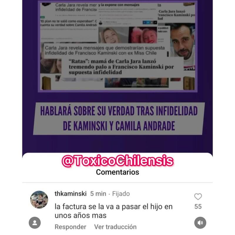 Thomas Kaminski atacó a Carla Jara