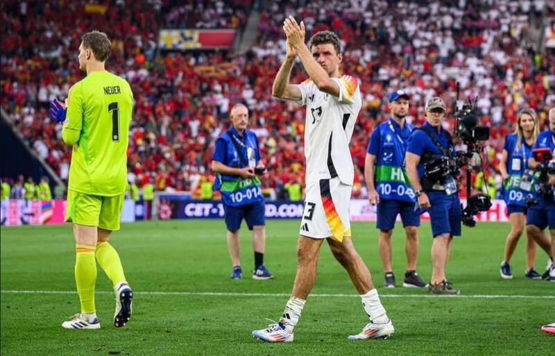 disputó su último partido con su selección en los cuartos de finales ante España. Créditos: @esmuellert.
