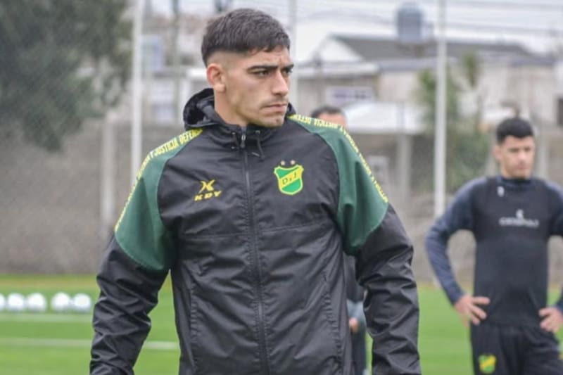 Tiago Ferreyra en su paso por Defensa y Justicia.