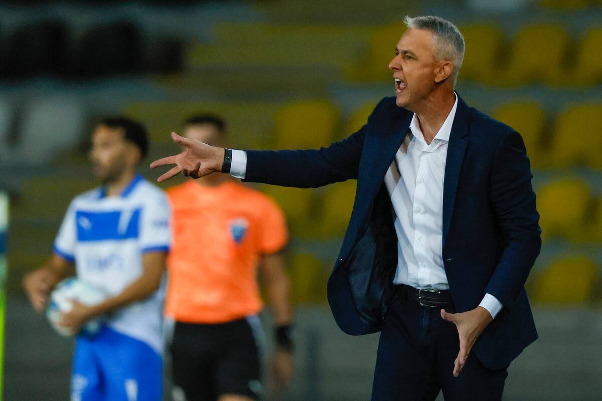 fue blanco de críticas por parte de Coke Contreras tras la eliminación con Palestino en Copa Libertadores. Foto: Andres Pina/Photosport