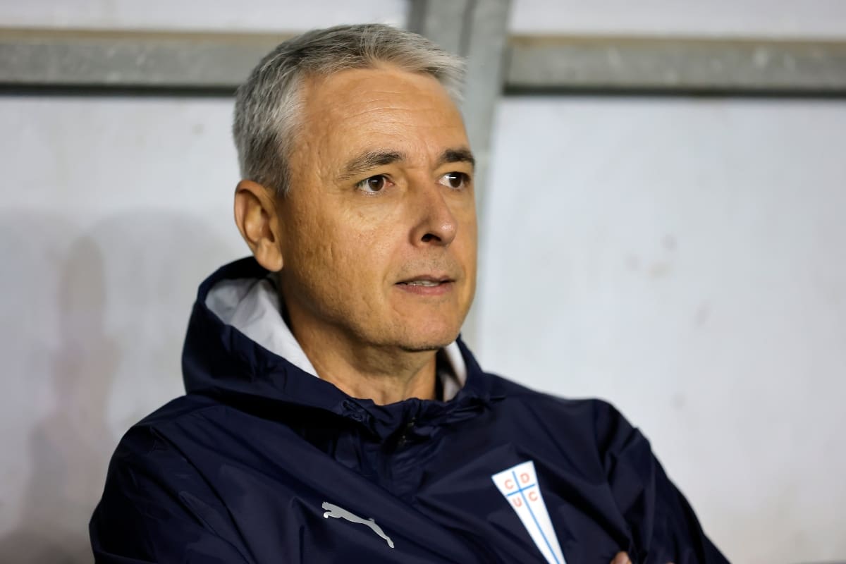 , entrenador de la Universidad Católica. Foto: Agencia Aton.