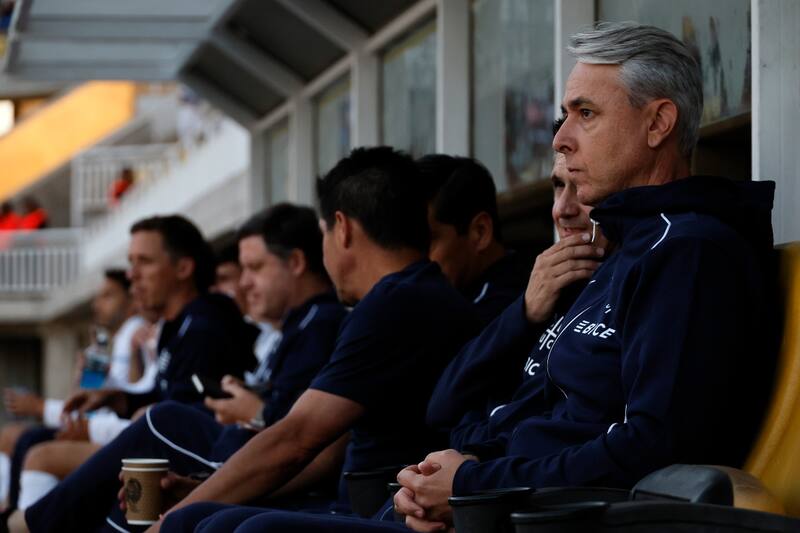 , entrenador de la Universidad Católica. Foto: Agencia Aton.