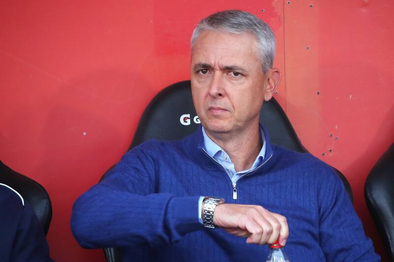 , entrenador de la Universidad Católica. Foto: Agencia Aton.