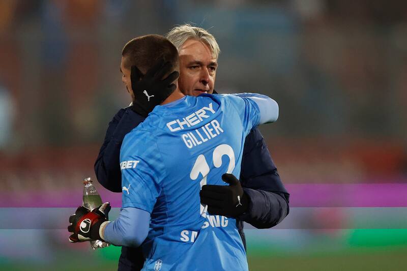 luego del triunfo 2-0 sobre Unión La Calera en el regreso del Campeonato Nacional. (Foto: Aton)