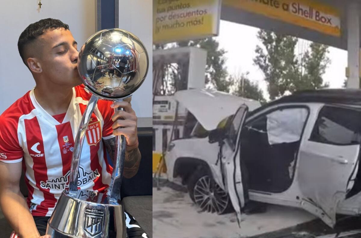 Iba ebrio: jugador de Estudiantes chocó su vehículo horas después de ser campeón en Argentina