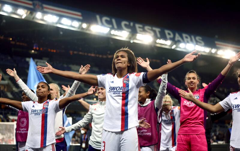 Tiane Endler ganó la Champions League con Olympique de Lyon en 2022.