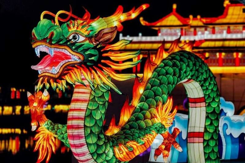 Tianfu, festival de luces chinas llega a Santiago.