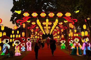 Última semana en Santiago: Aprovecha los últimos días del gran evento de luces Tianfu Festival