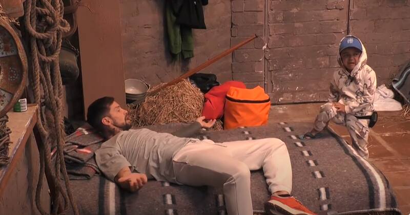 Luis Mateucci y Miguelito en "Tierra Brava".