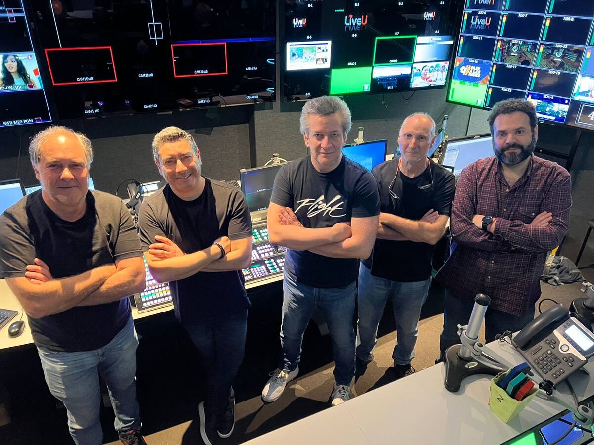 Ignacio Corvalán, Luis Rols, Juan Pablo Planas, Ariel Cava y Rodrigo Bustos.