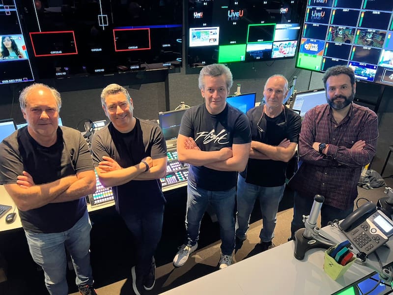Ignacio Corvalán, Luis Rols, Juan Pablo Planas, Ariel Cava y Rodrigo Bustos.