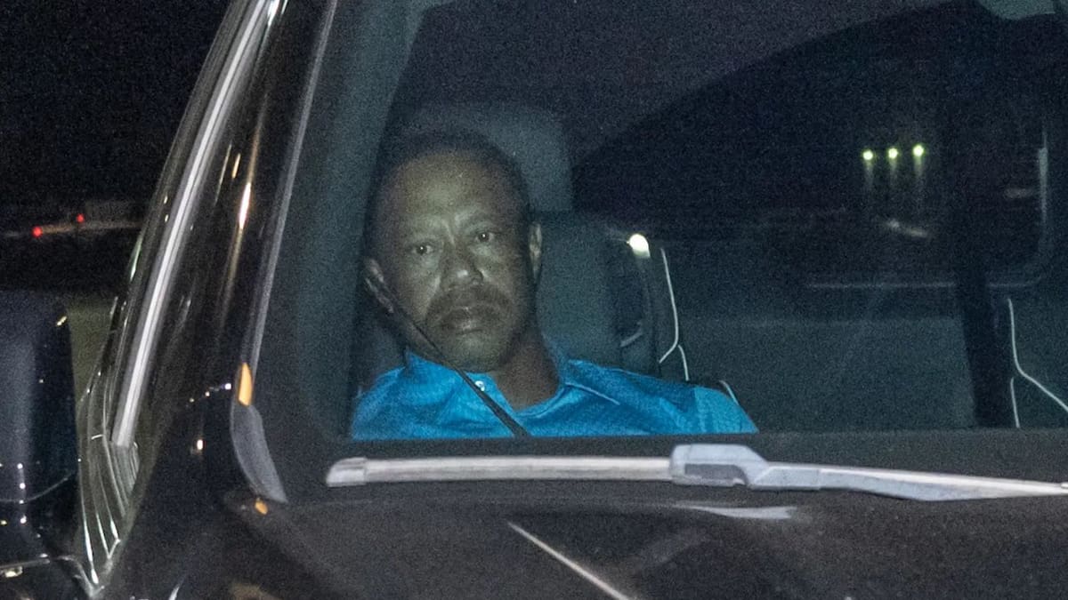 Impactante: el video y las primeras imágenes de Tiger Woods tras ser detenido por chocar