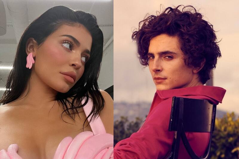 El portal de chismes TMZ filtró unas imágenes comprometedoras de Timothée Chalamet y Kylie Jenner dándose un apasionado beso.