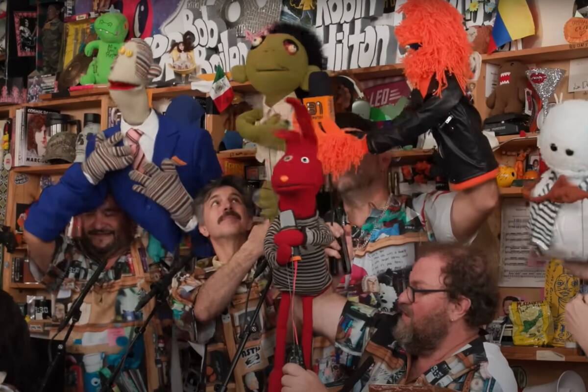 La sesión acústica del programa infantil está disponible desde este lunes a través de YouTube. Créditos: Captura de pantalla - NPR Music.