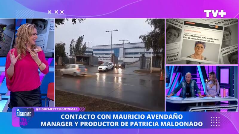 Mauricio Avendaño, productor de Paty Maldonado, contó más detalles del accidente de tránsito de Paty Maldonado en "Sígueme y te Sigo".