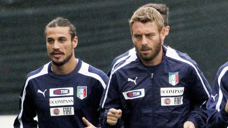 Daniel Osvaldo en la Selección de Italia.