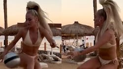 VIDEO | Alisha Lehmann sorprende en Navidad con saludo desde la playa y bikini a sus seguidores