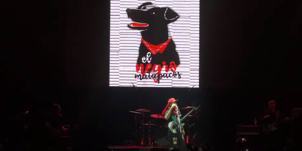 Captura del show de Tom Morello en Chile 2023.