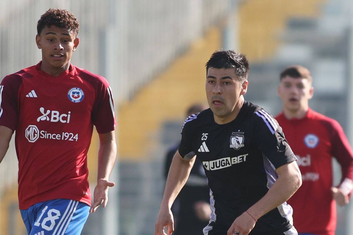 salió lesionado del amistoso entre Colo Colo y la Sub 20. Créditos: Instagram @colocolooficial