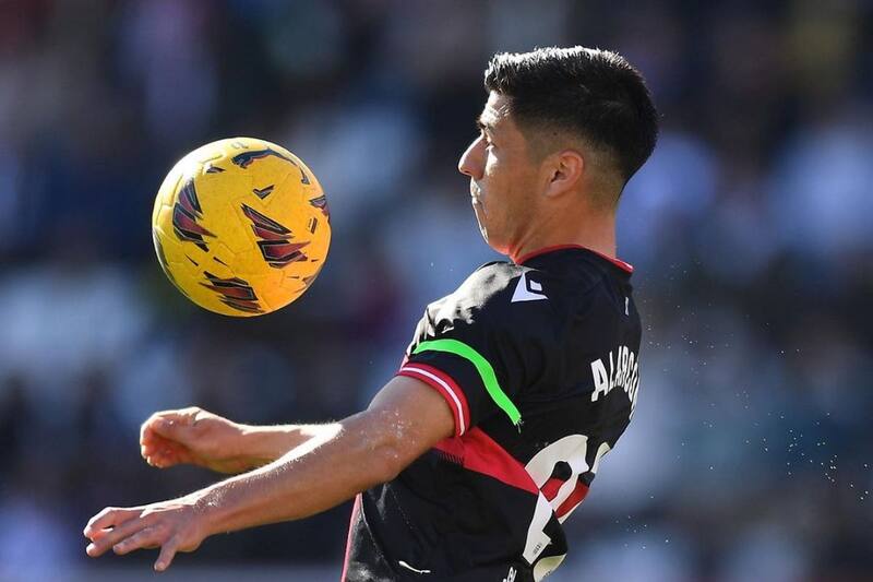Tomás Alarcón está en duda ante el Burgos por lesión.