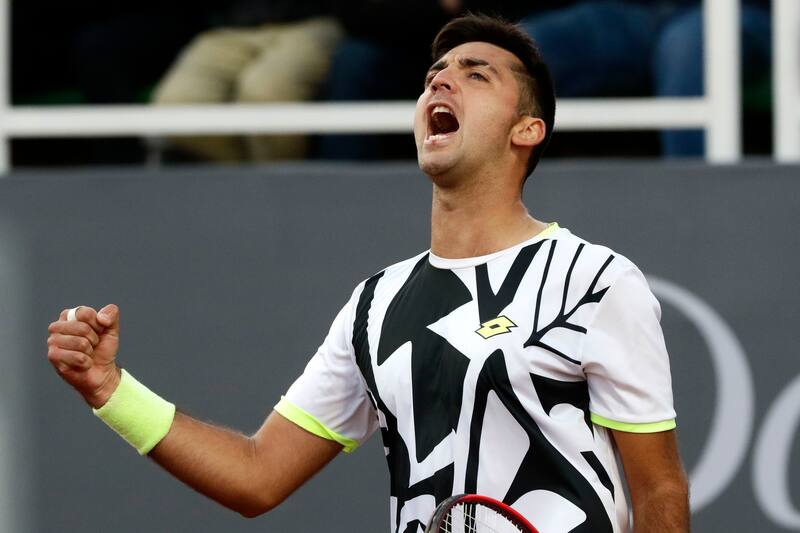 Tomás Barrios estará en el main draw de Wimbledon. Foto: Agencia Aton.