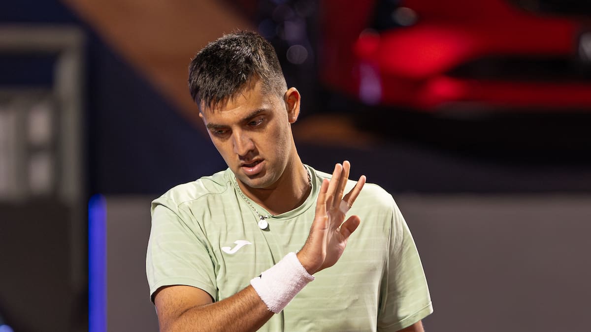 Debut y despedida: Tomás Barrios cayó en el debut en la qualy de Madrid