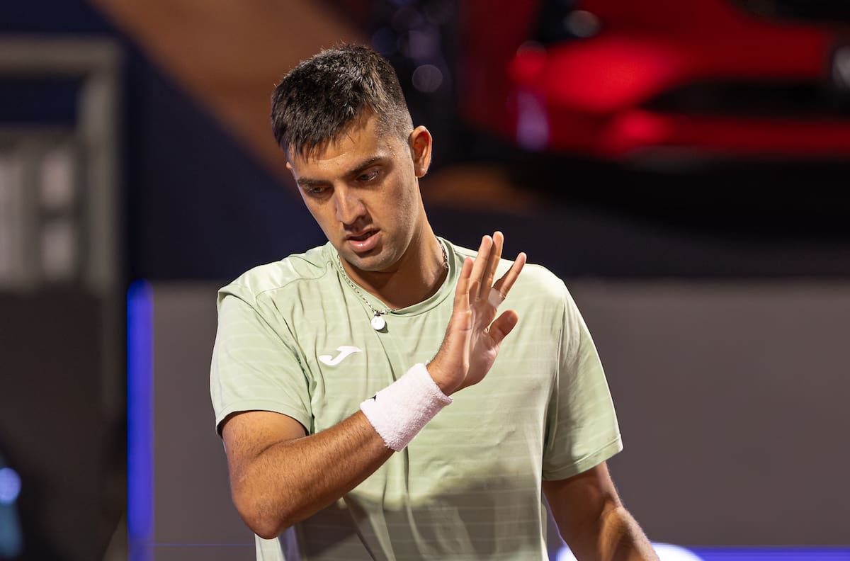 Debut y despedida: Tomás Barrios cayó en el debut en la qualy de Madrid
