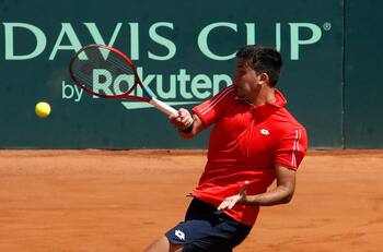 Estaba a punto de terminar: la lluvia obligó a suspender el partido de Tomás Barrios en ATP de Río