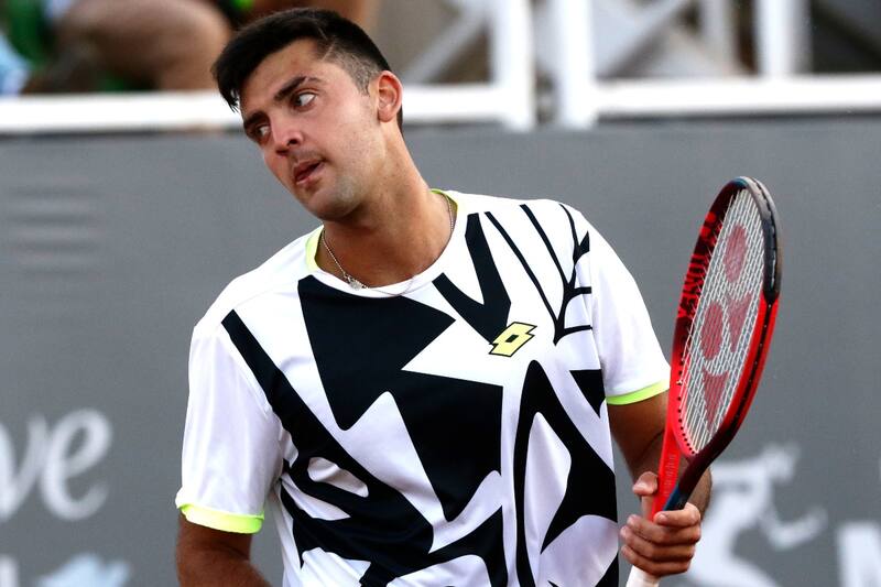 El chillanejo cerró una día negro para el tenis chileno