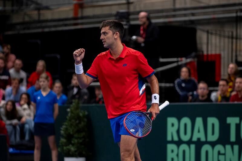 Derrotó a Garín y quedó a un paso de meterse en el cuadro principal del ATP de Río de Janeiro Foto: Team Chile