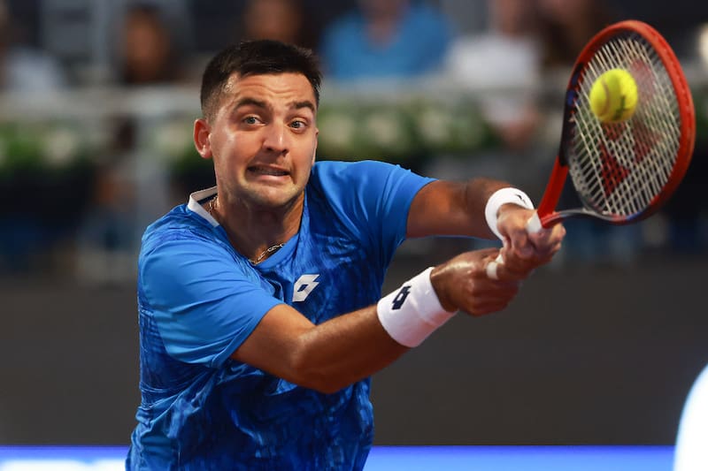 El tenista chileno se despidió en la segunda ronda de las clasificaciones para el main draw del Australian Open. Foto: Agencia Aton