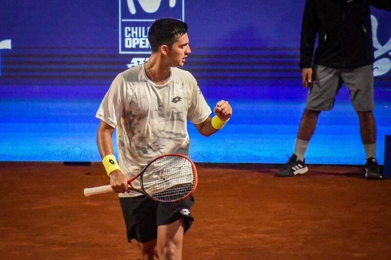 Barrios le ganó a otro italiano en Trieste. Crédito: Chile Open