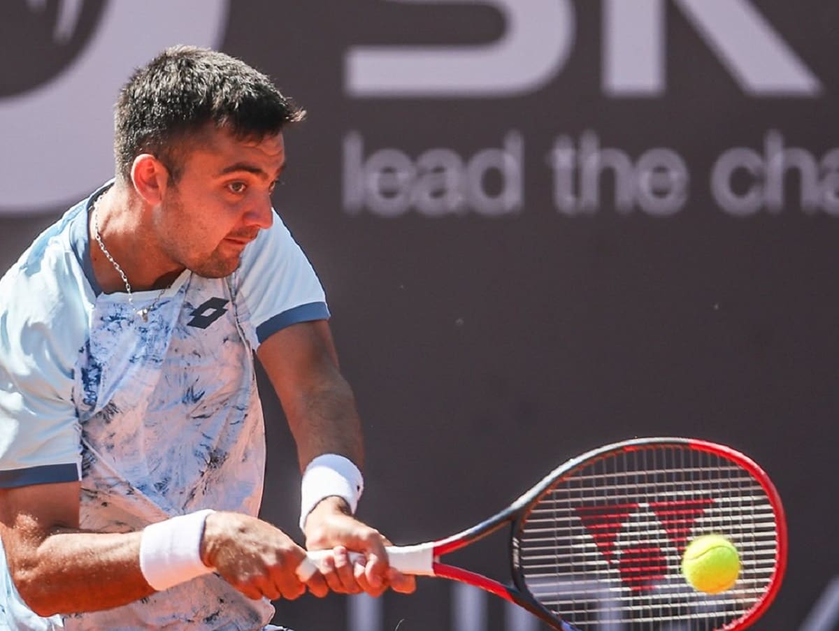 Avanzará levemente en el ranking ATP tras alcanzar los cuartos de final de Canberra Foto: @danubeupperaustriaopen (Archivo)