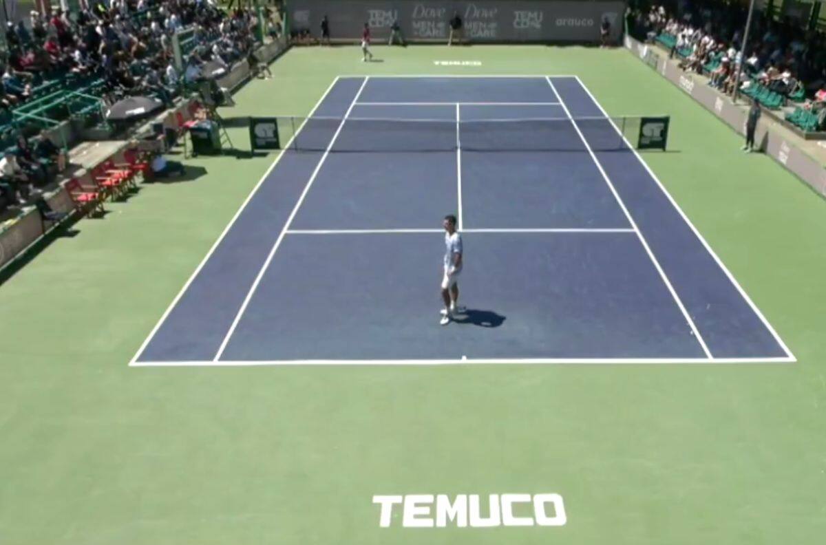 VIDEO | A lo Chino Ríos: Tomás Barrios y su feroz encontrón con el árbitro en el Challenger de Temuco