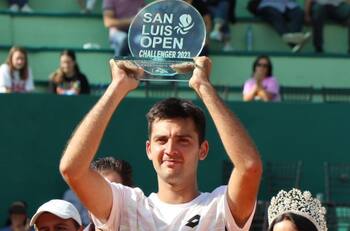 Se acerca al top 100: Tomás Barrios da un gran salto en el ránking ATP tras ganar el Challenger de San Luis Potosí