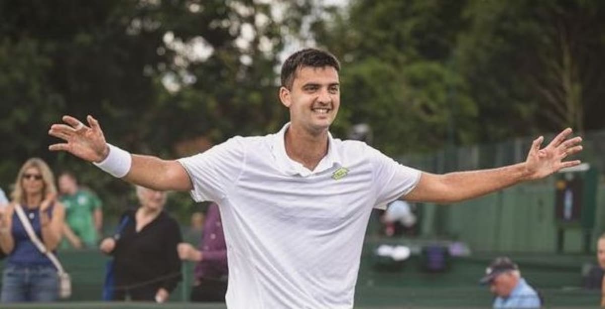 El chileno en Wimbledon.
